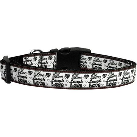 UNCONDITIONAL LOVE Live Laugh and Love Dog Collar Medium UN805153